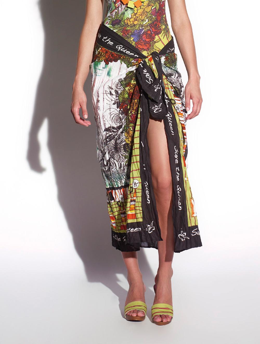 Save The Queen Pareo in cotone