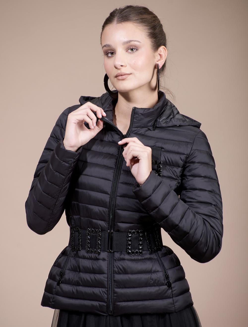 Save The Queen Piumino leggero color nero