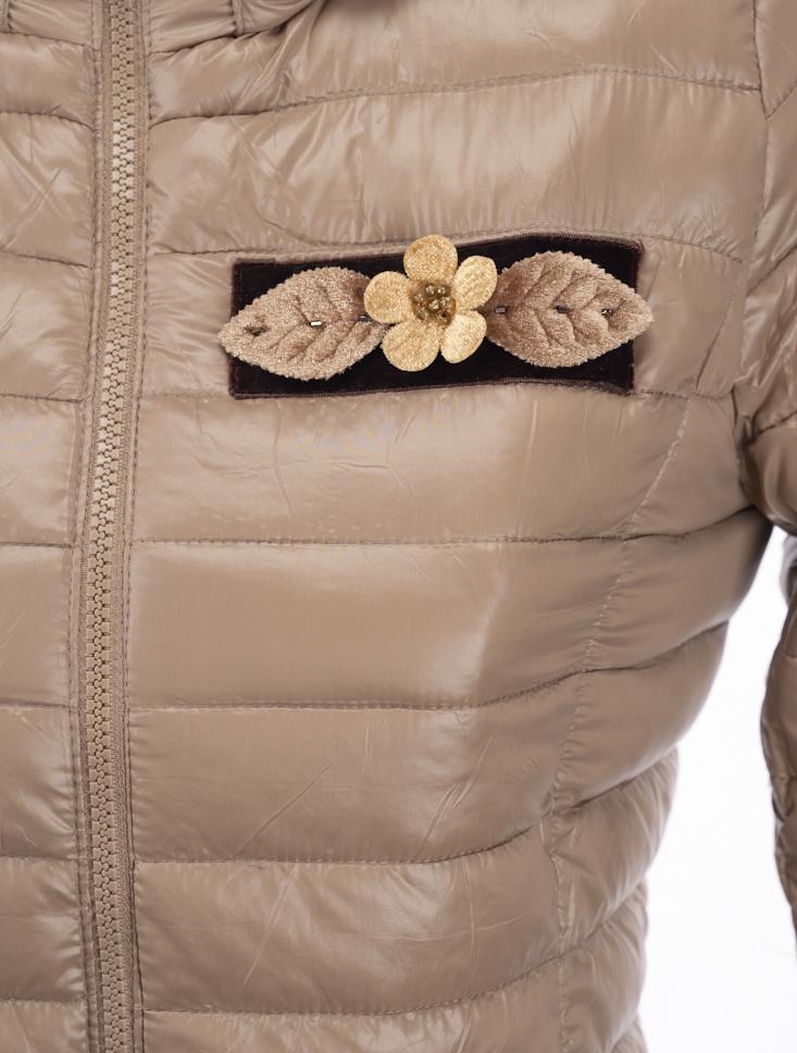 Save The Queen Piumino Leggero Tortora