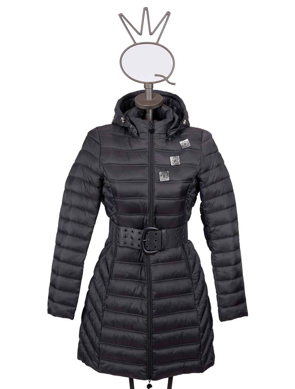 Save The Queen Piumino Lungo Color Nero