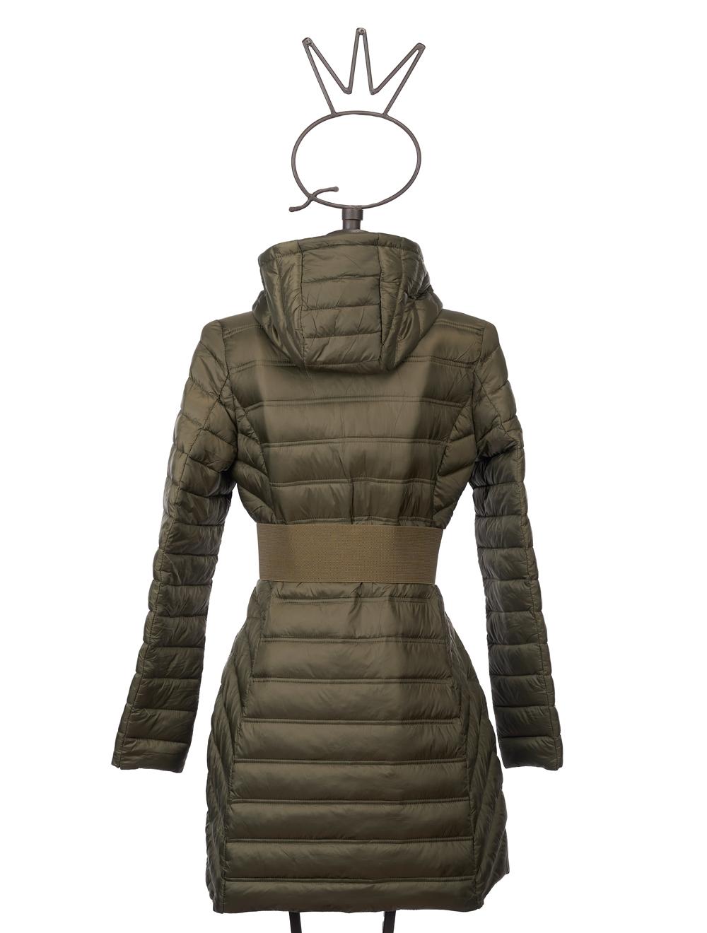 Save The Queen Piumino Lungo Color Verde Militare