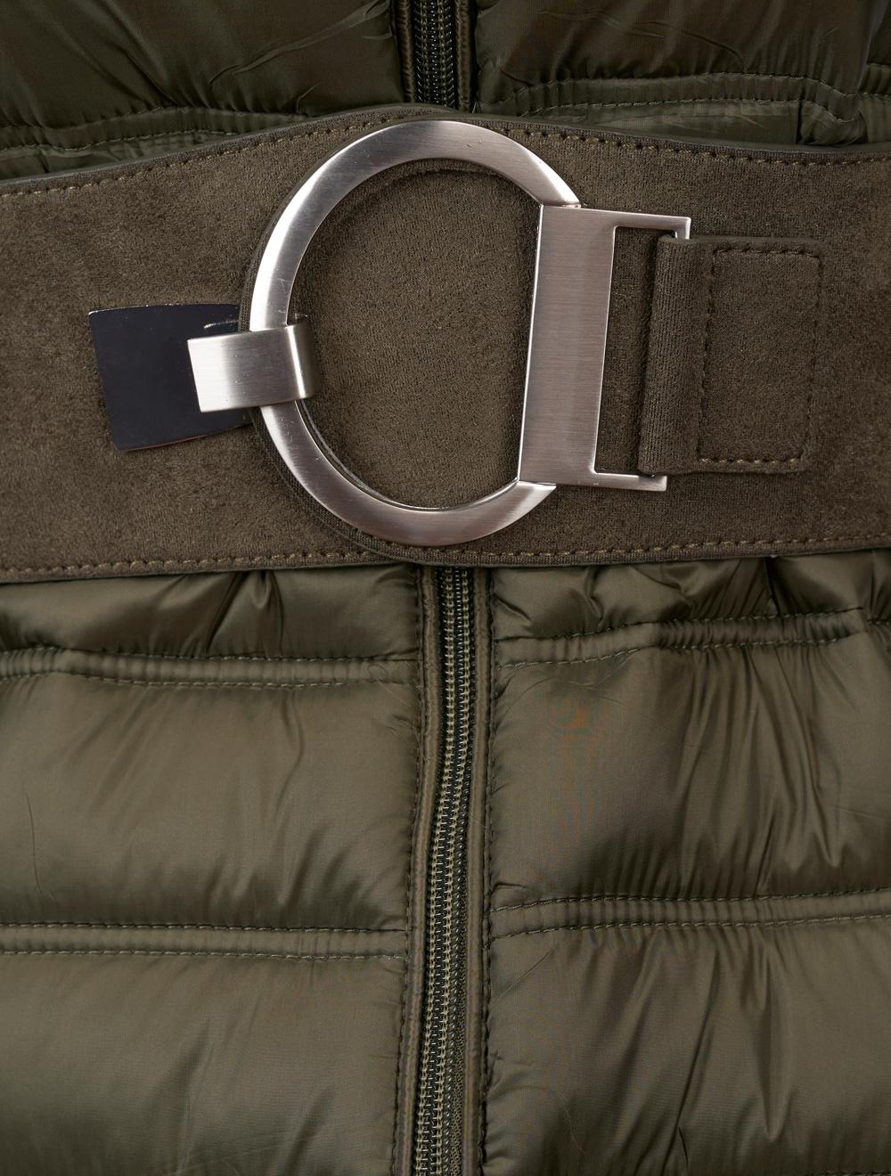 Save The Queen Piumino Lungo Color Verde Militare