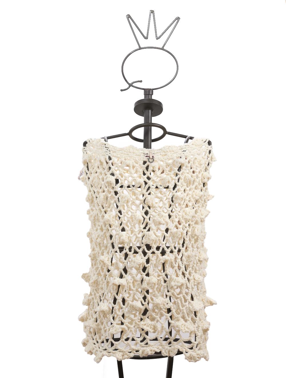 Save The Queen Poncho Color Panna