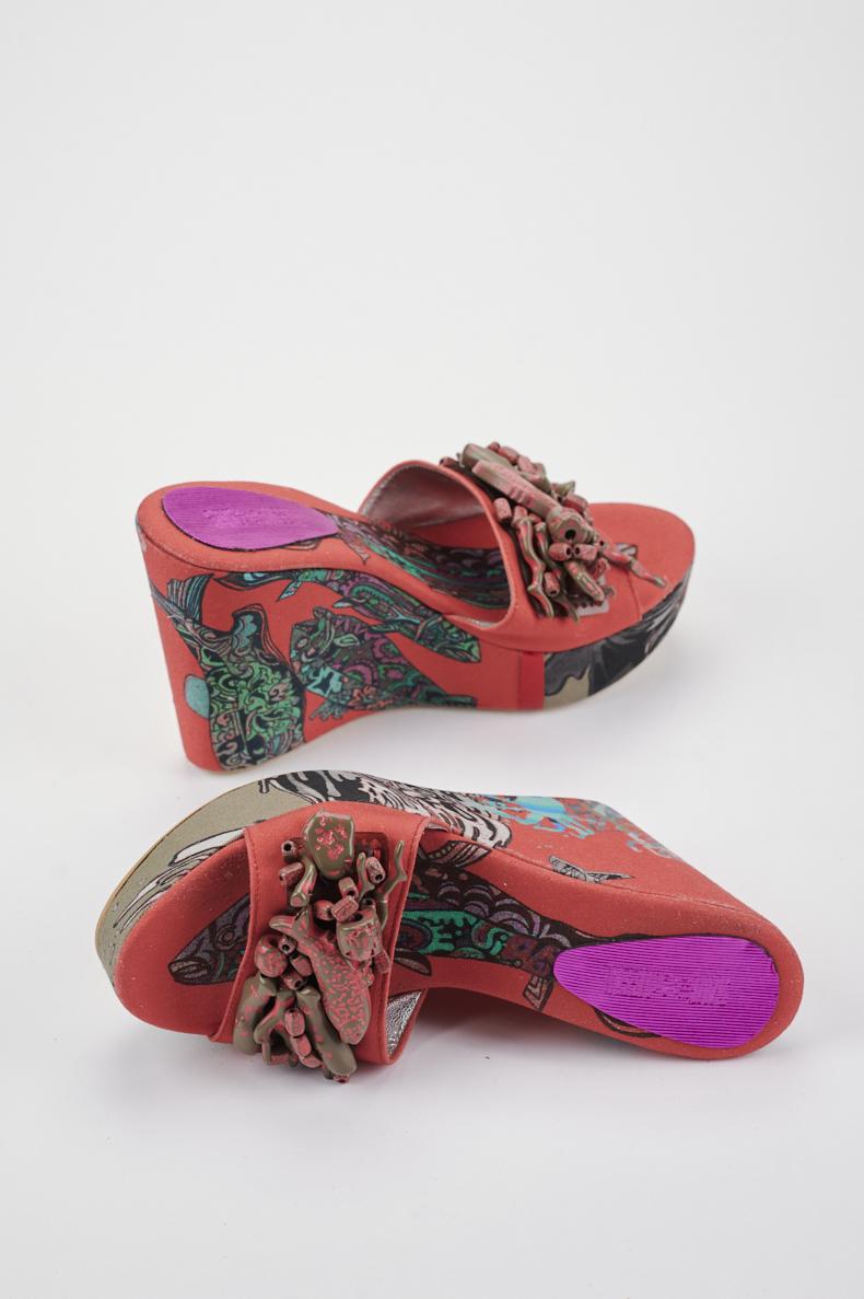 Save The Queen Sandali Con Zeppa