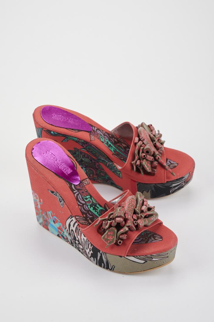 Save The Queen Sandali con zeppa