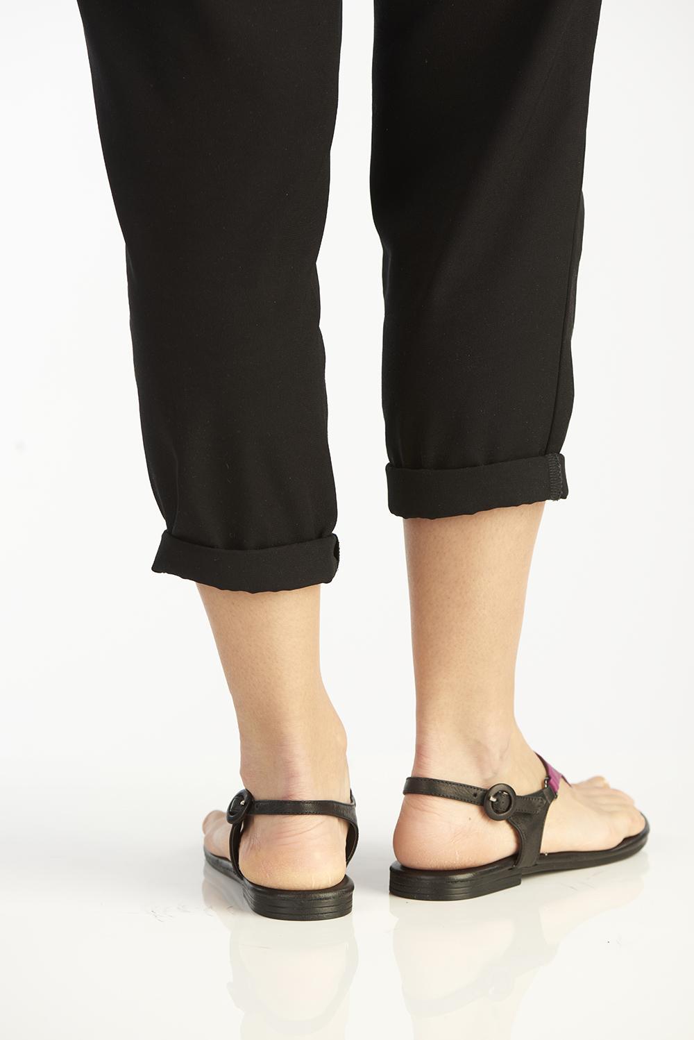 Save The Queen Sandali Flat Neri E Viola