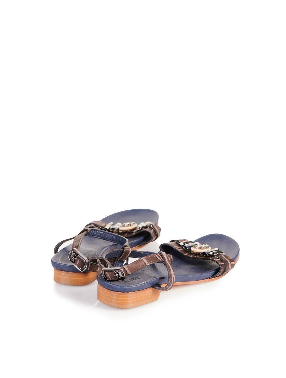 Save The Queen Sandali In Vera Pelle