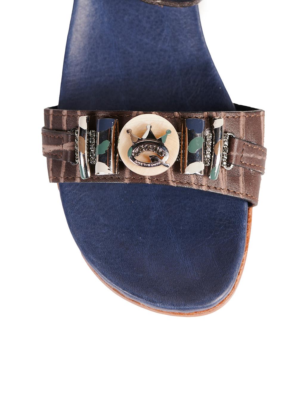 Save The Queen Sandali In Vera Pelle