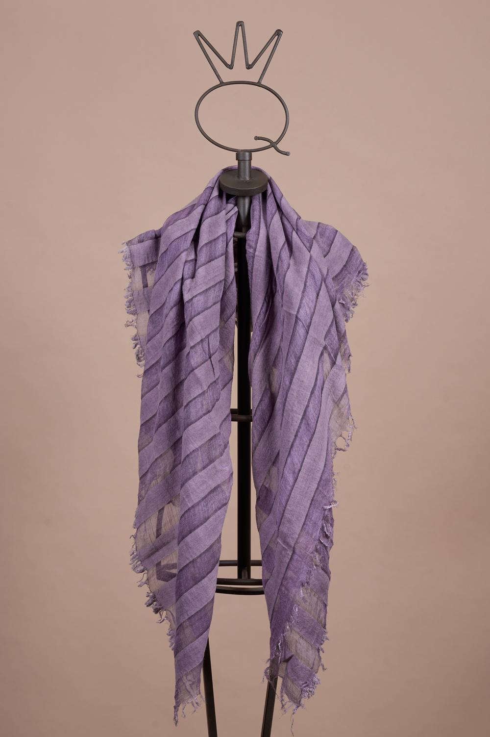 Save The Queen Sciarpa a righe in cashmere