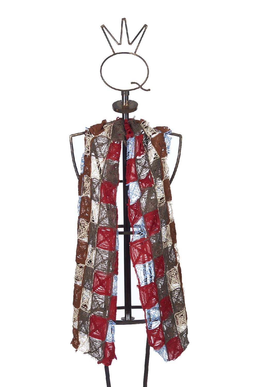 Save The Queen Sciarpa In Cotone Ricamata