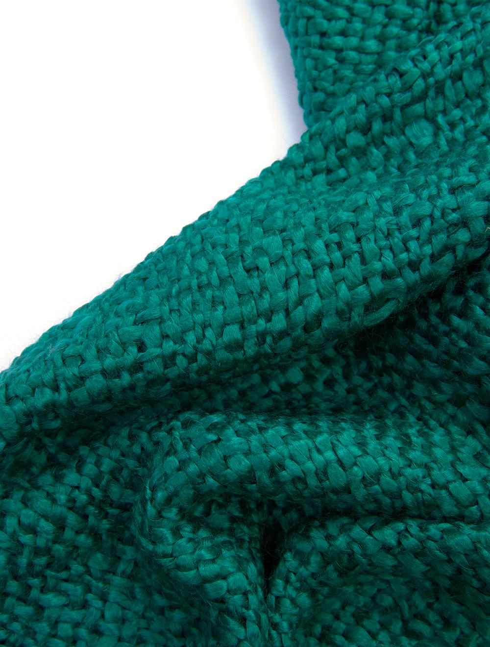 Save The Queen Sciarpa In Maglia Con Frange