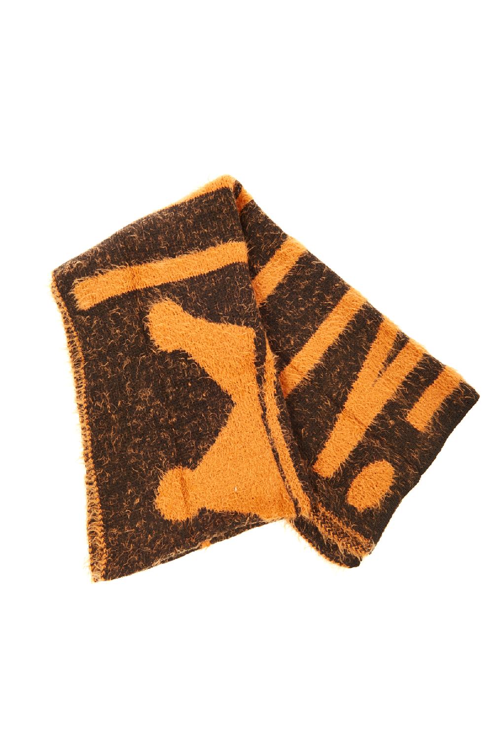 Save The Queen Sciarpa In Maglia Jacquard