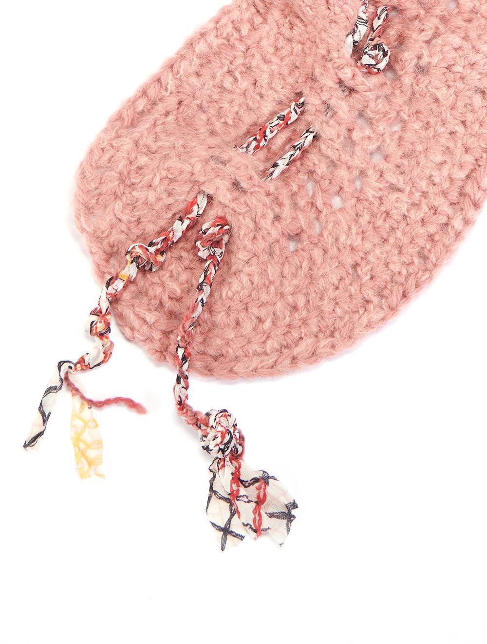 Save The Queen Sciarpa In Mohair Rosa