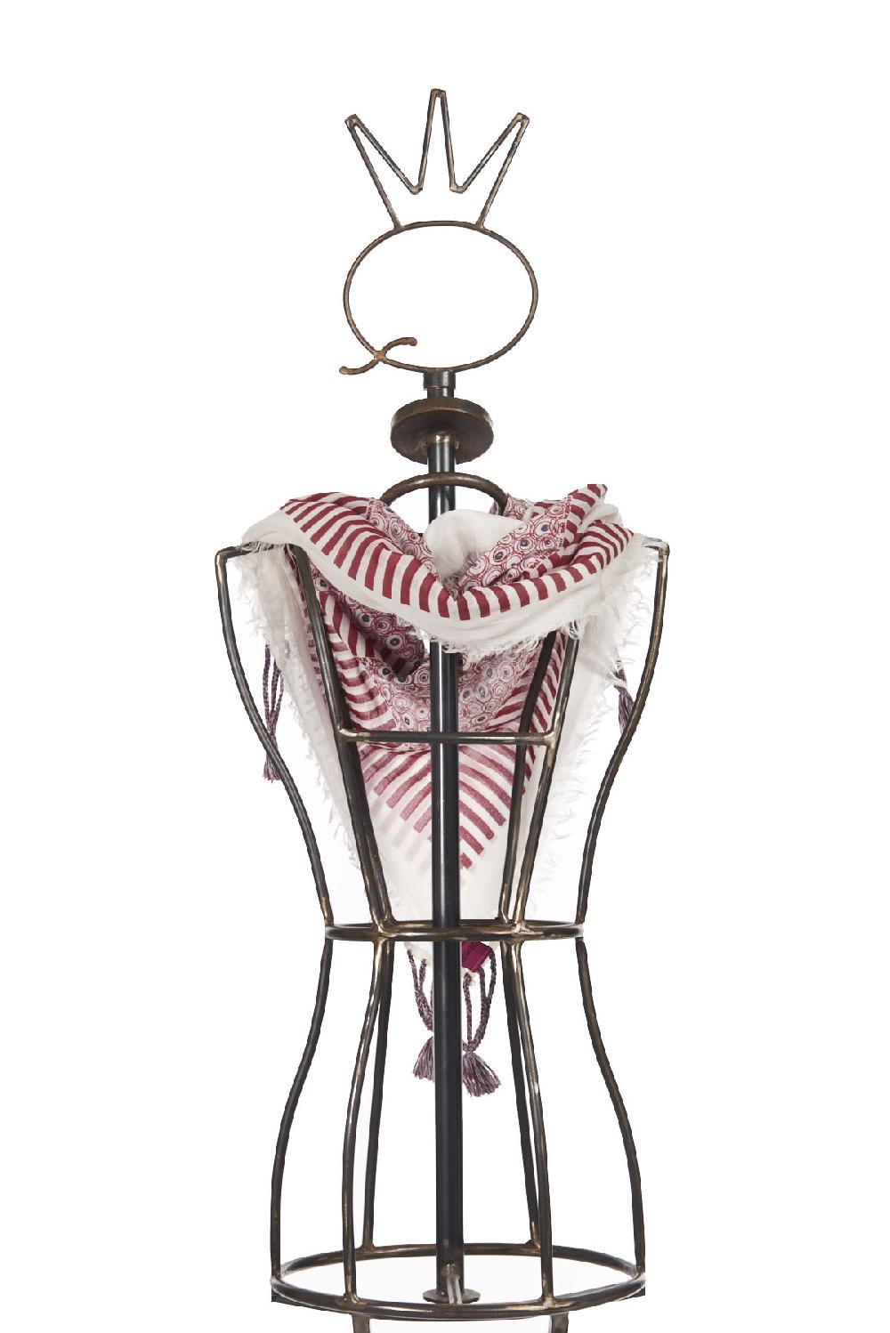 Save The Queen Sciarpa Stampata In Cotone