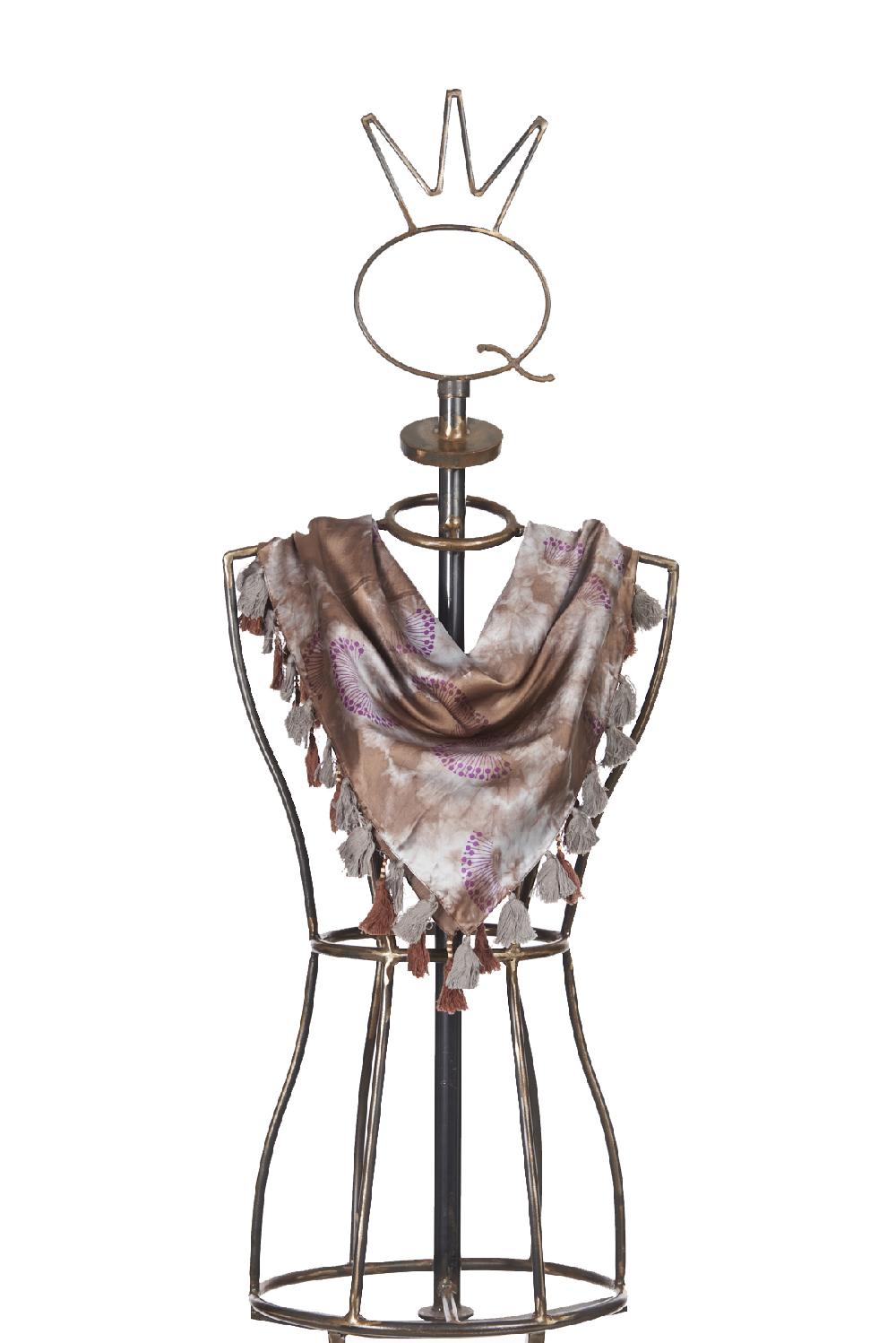 Save The Queen Sciarpa Stampata In Seta