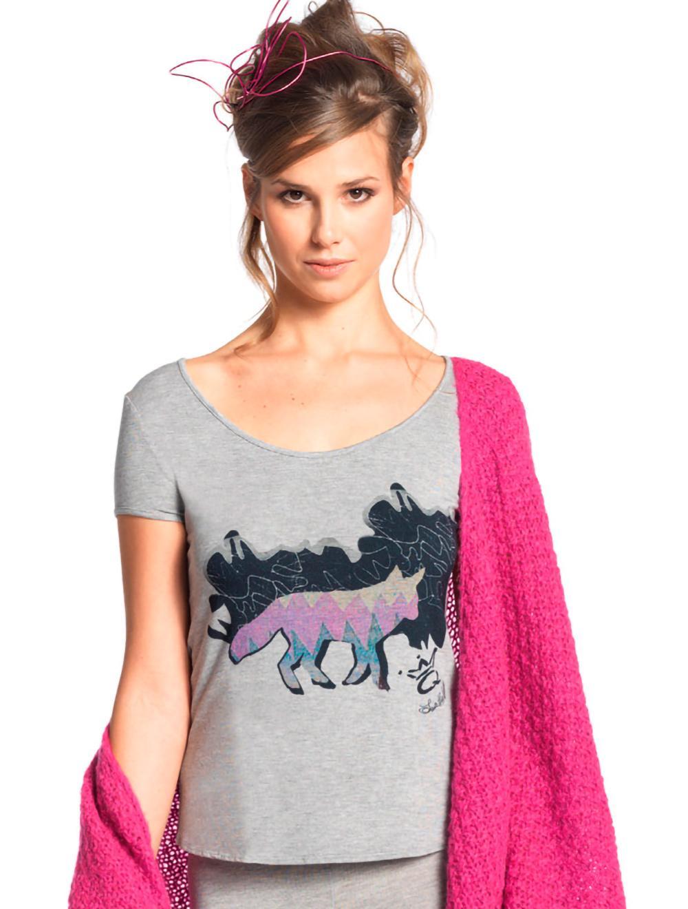 Save The Queen Set T-shirt Grigia Con Leggings