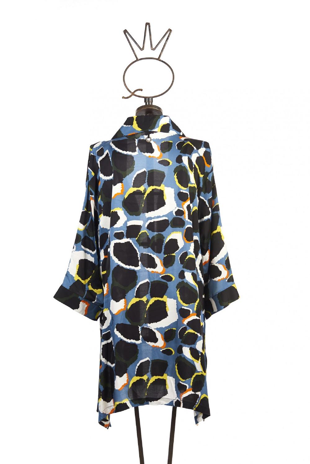 Save The Queen Spolverino In Raso Stampato