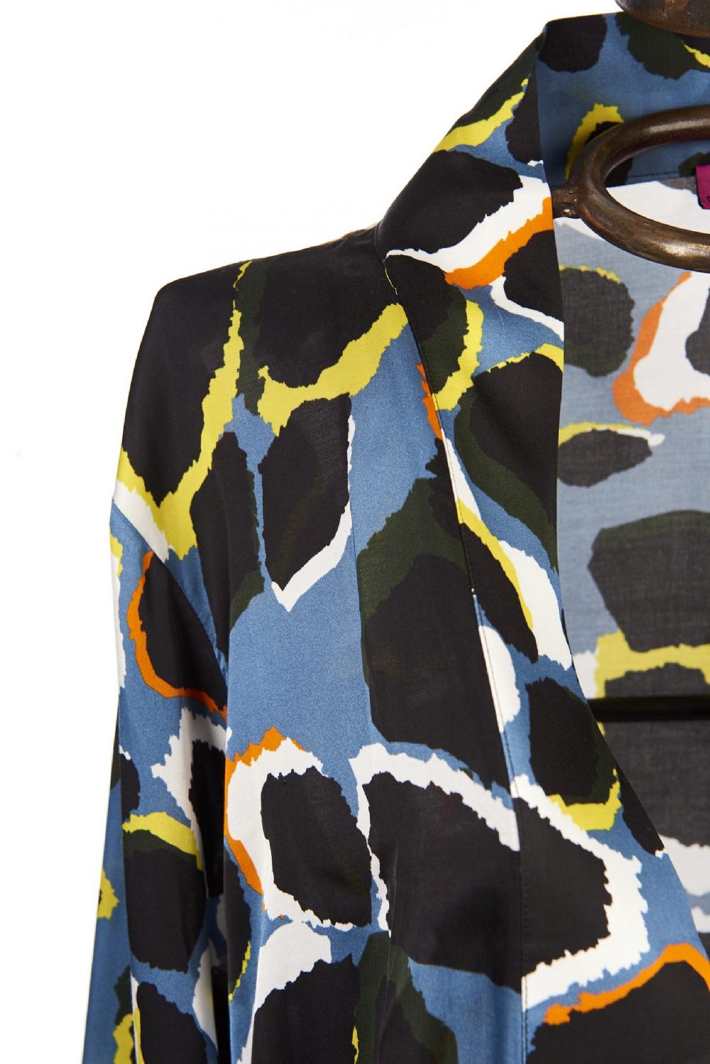 Save The Queen Spolverino In Raso Stampato