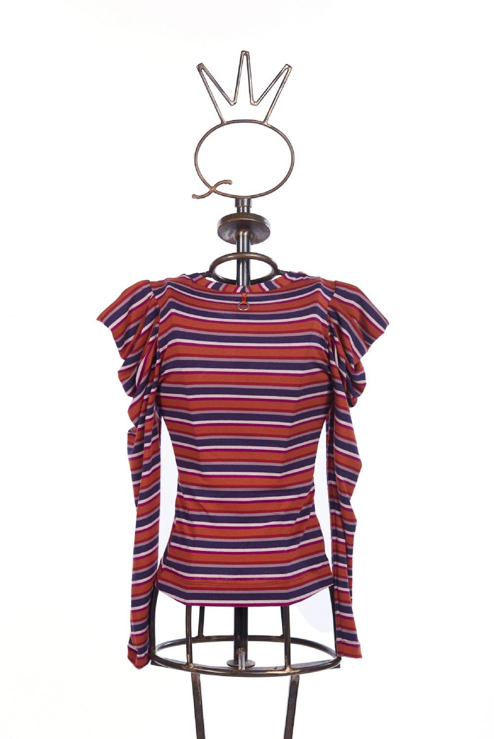 Save The Queen T-shirt A Righe Oblique