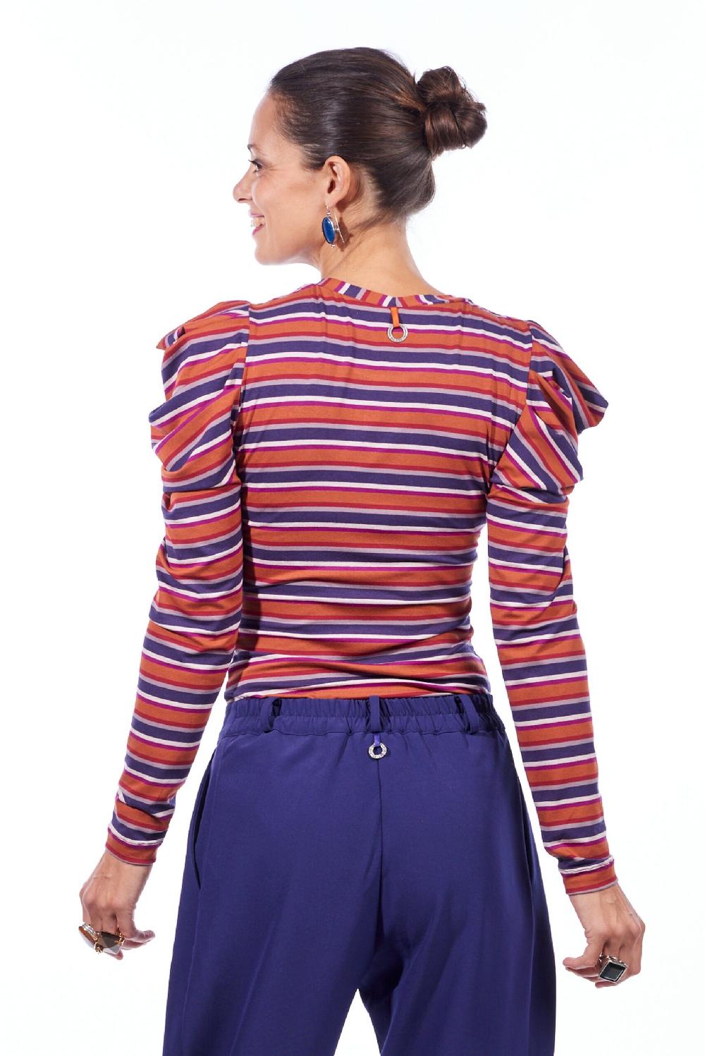 Save The Queen T-shirt A Righe Oblique