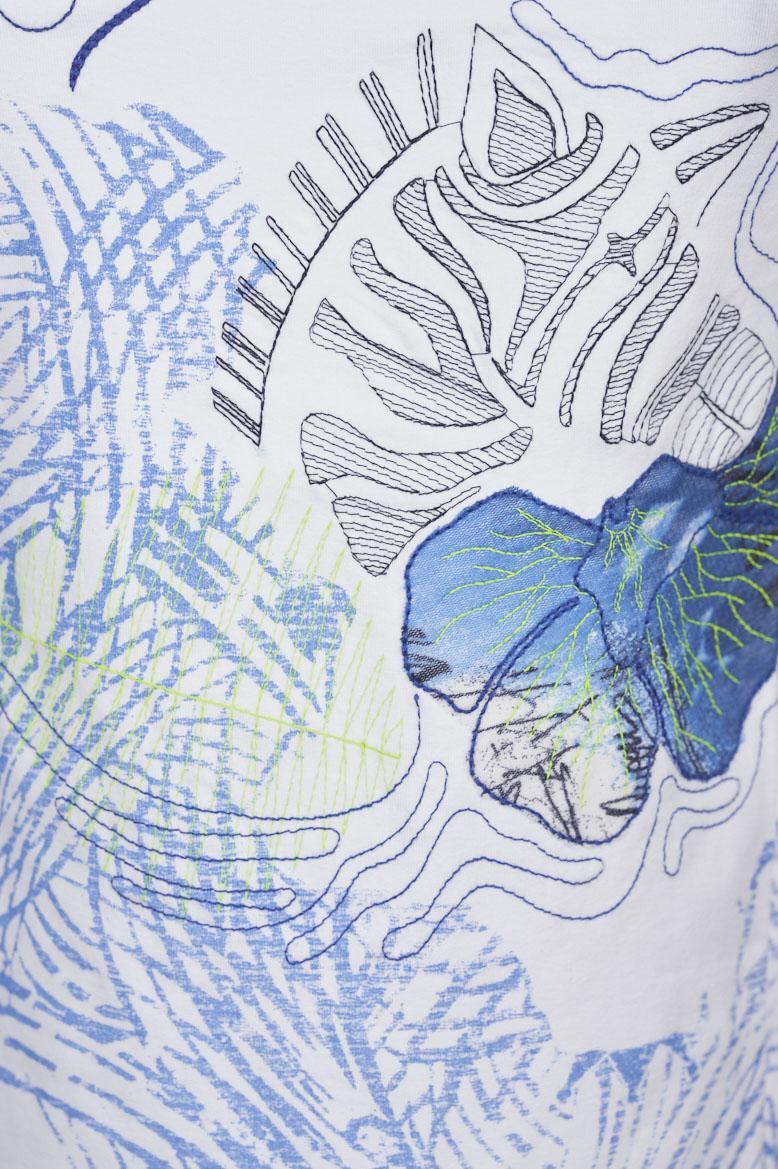 Save The Queen T-shirt Bianca Ricamata