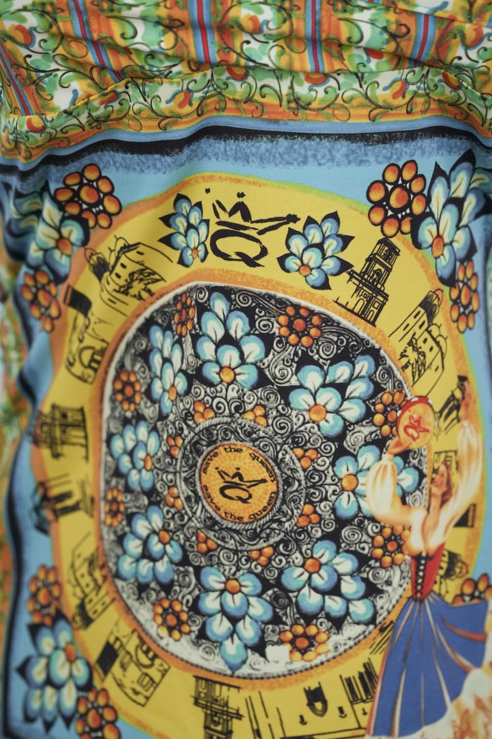 Save The Queen T-shirt Con Manica A Giro