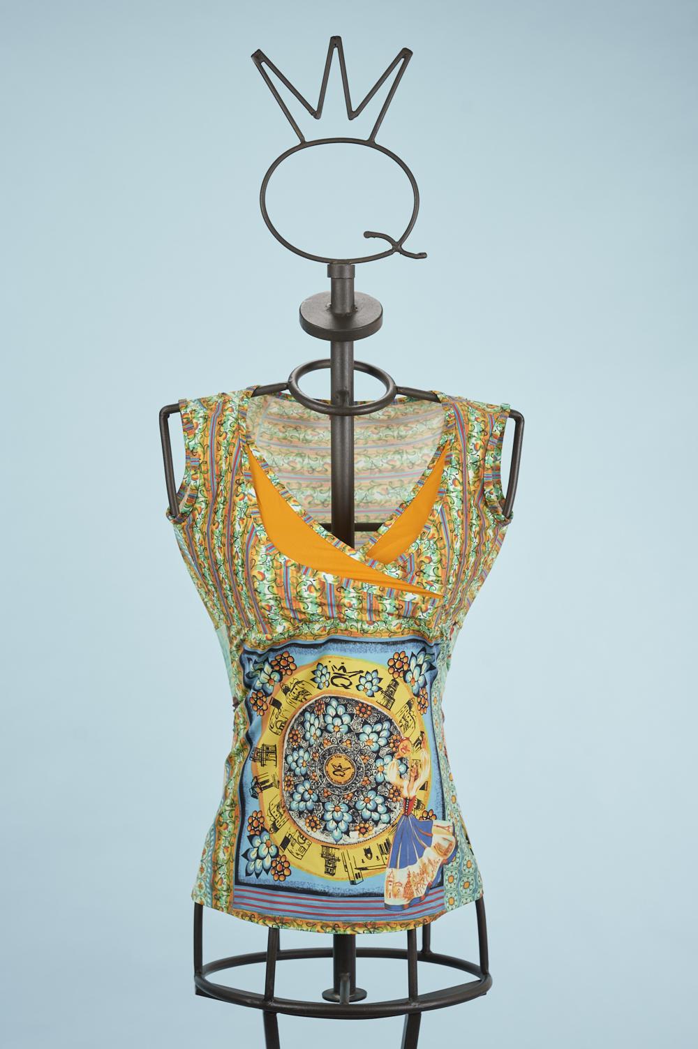 Save The Queen T-shirt con manica a giro