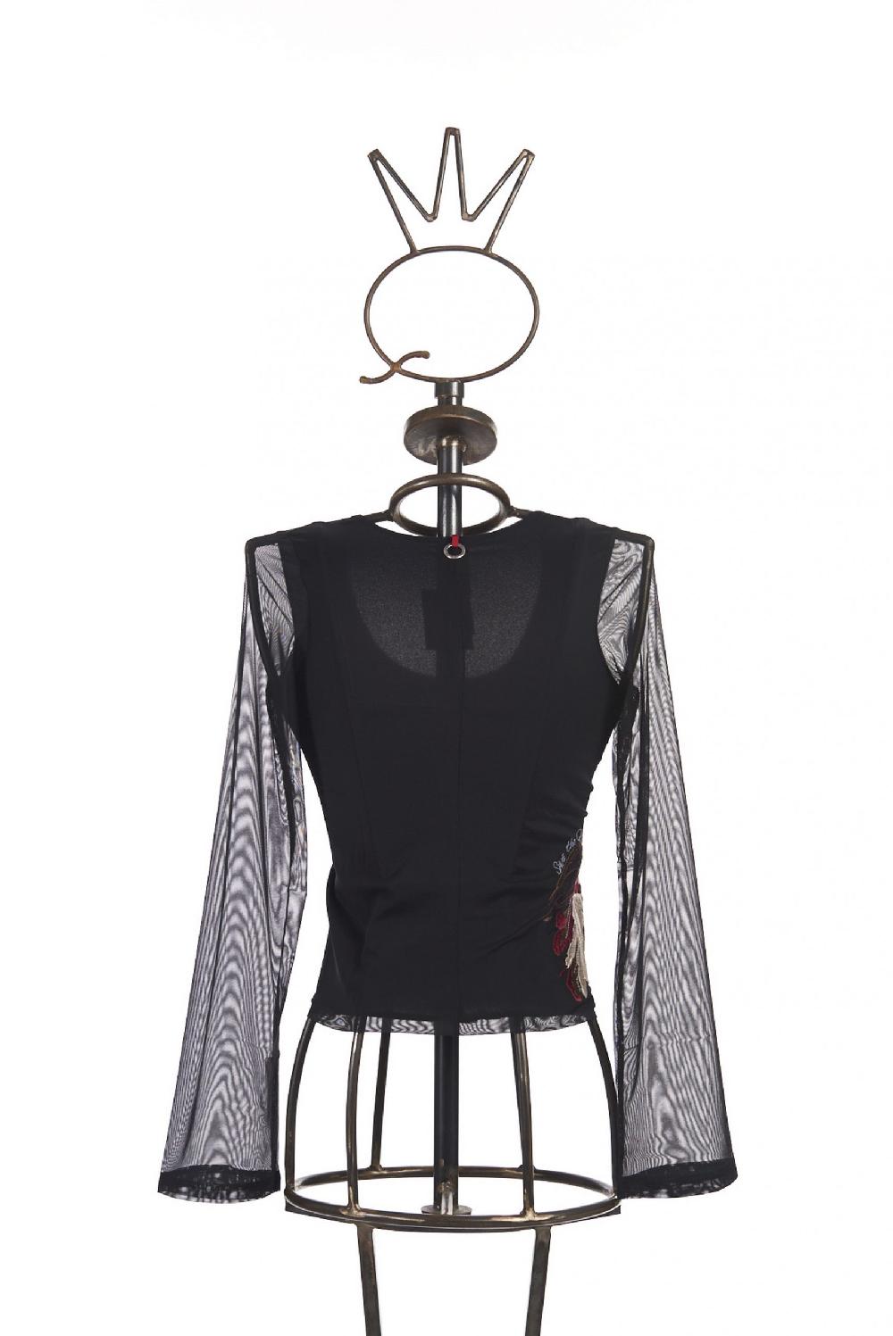 Save The Queen T-shirt Con Ricamo Floreale