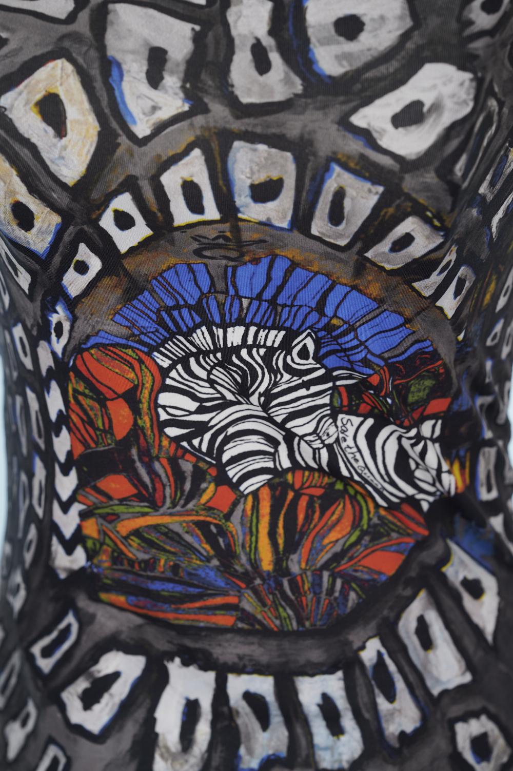 Save The Queen T-shirt Con Stampa Savana