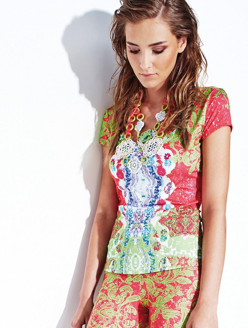 Save The Queen T-shirt con stampa