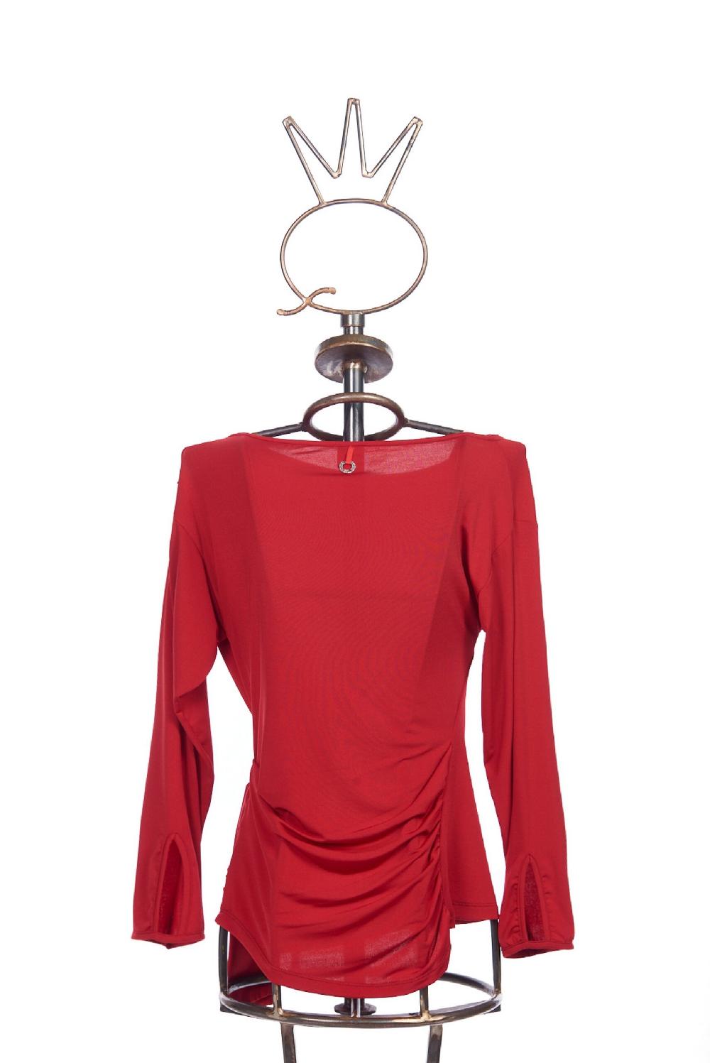 Save The Queen T-shirt In Jersey Rosso Cardinale
