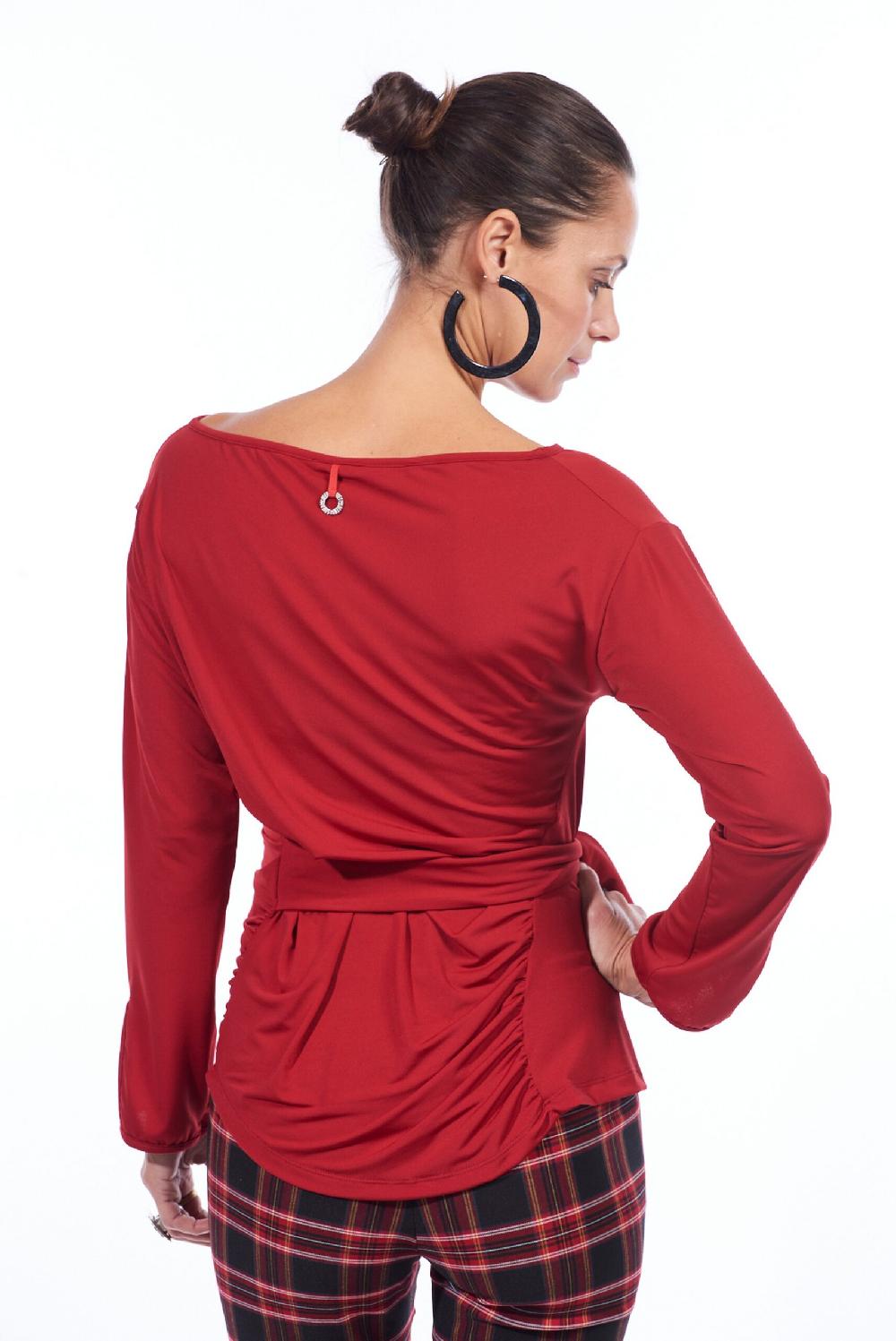 Save The Queen T-shirt In Jersey Rosso Cardinale