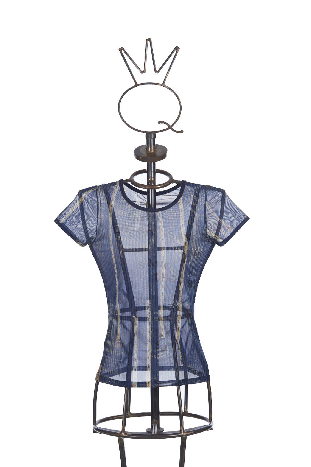 Save The Queen T-shirt In Tulle Stampato