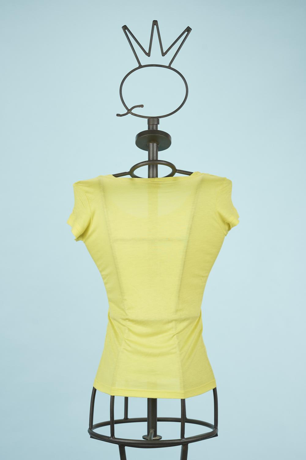 Save The Queen T-shirt Ricamata In Viscosa