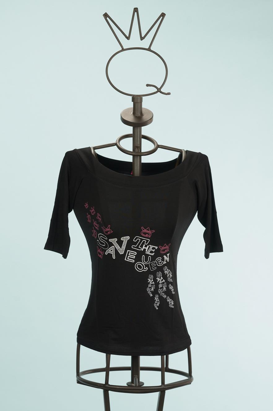 Save The Queen T-shirt stampata