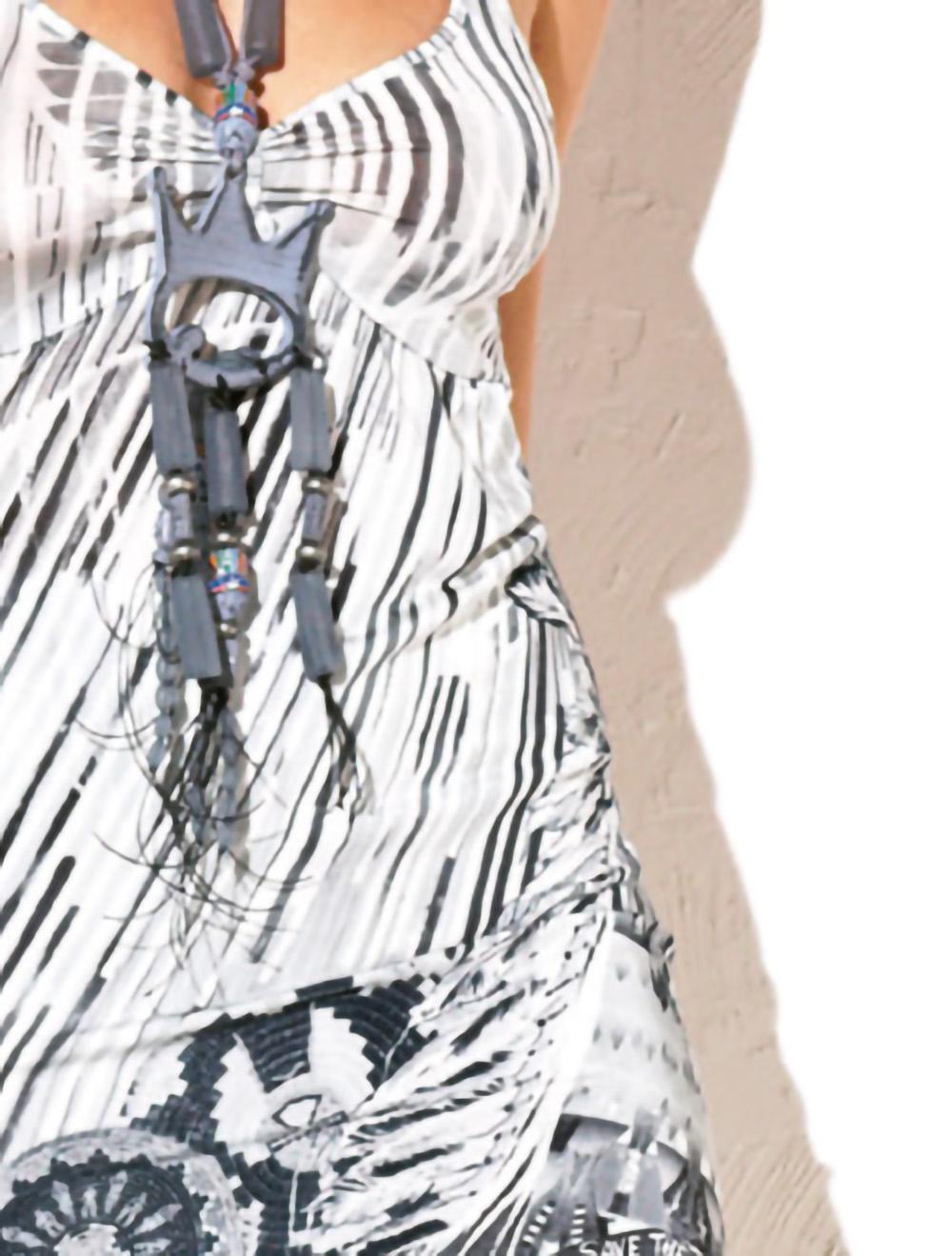 Save The Queen Top Bianco Con Stampa