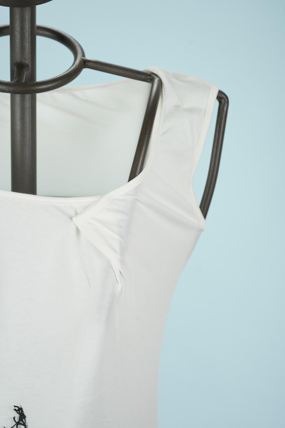 Save The Queen Top Bianco Ricamato