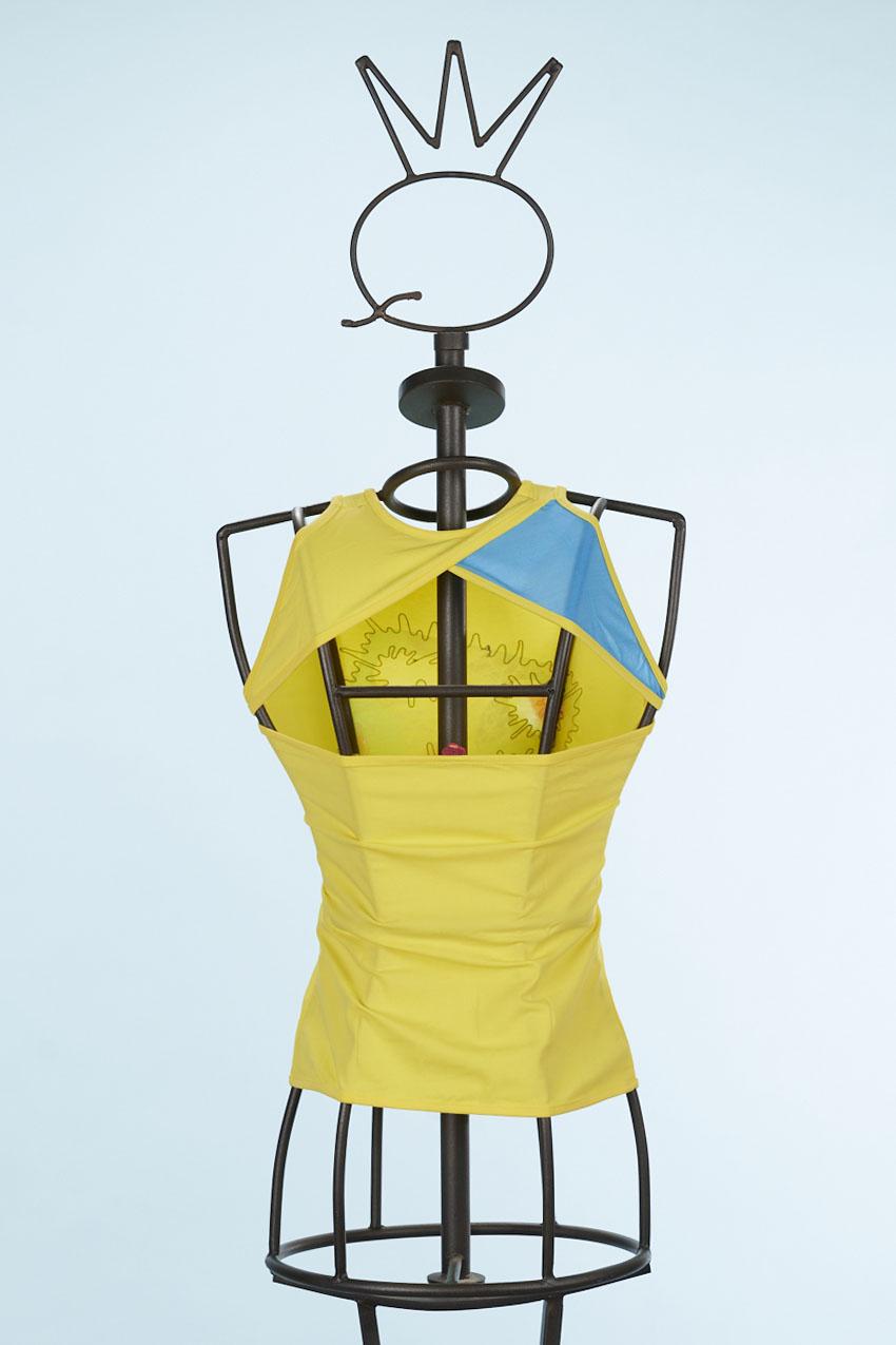 Save The Queen Top Giallo