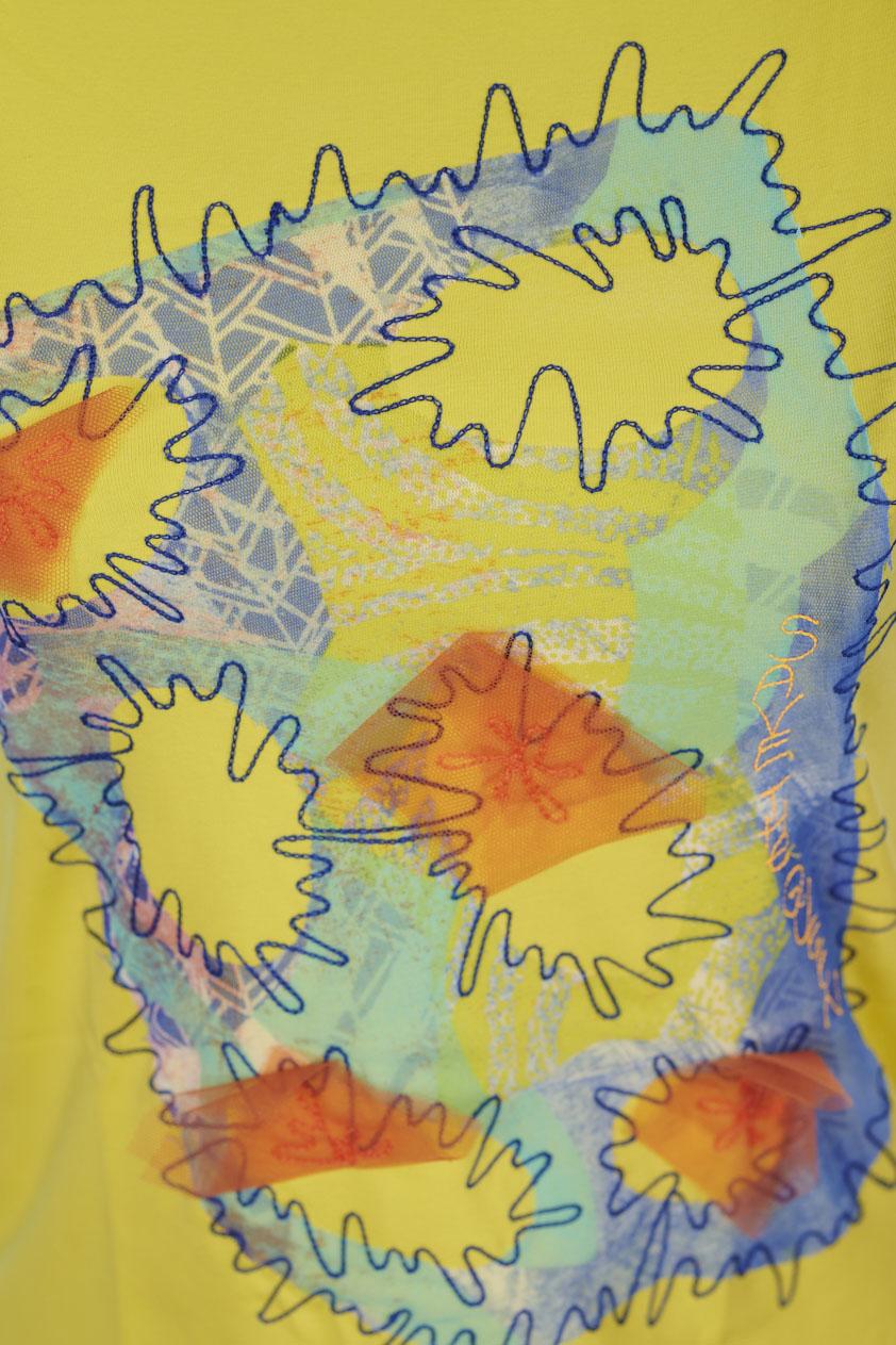 Save The Queen Top Giallo