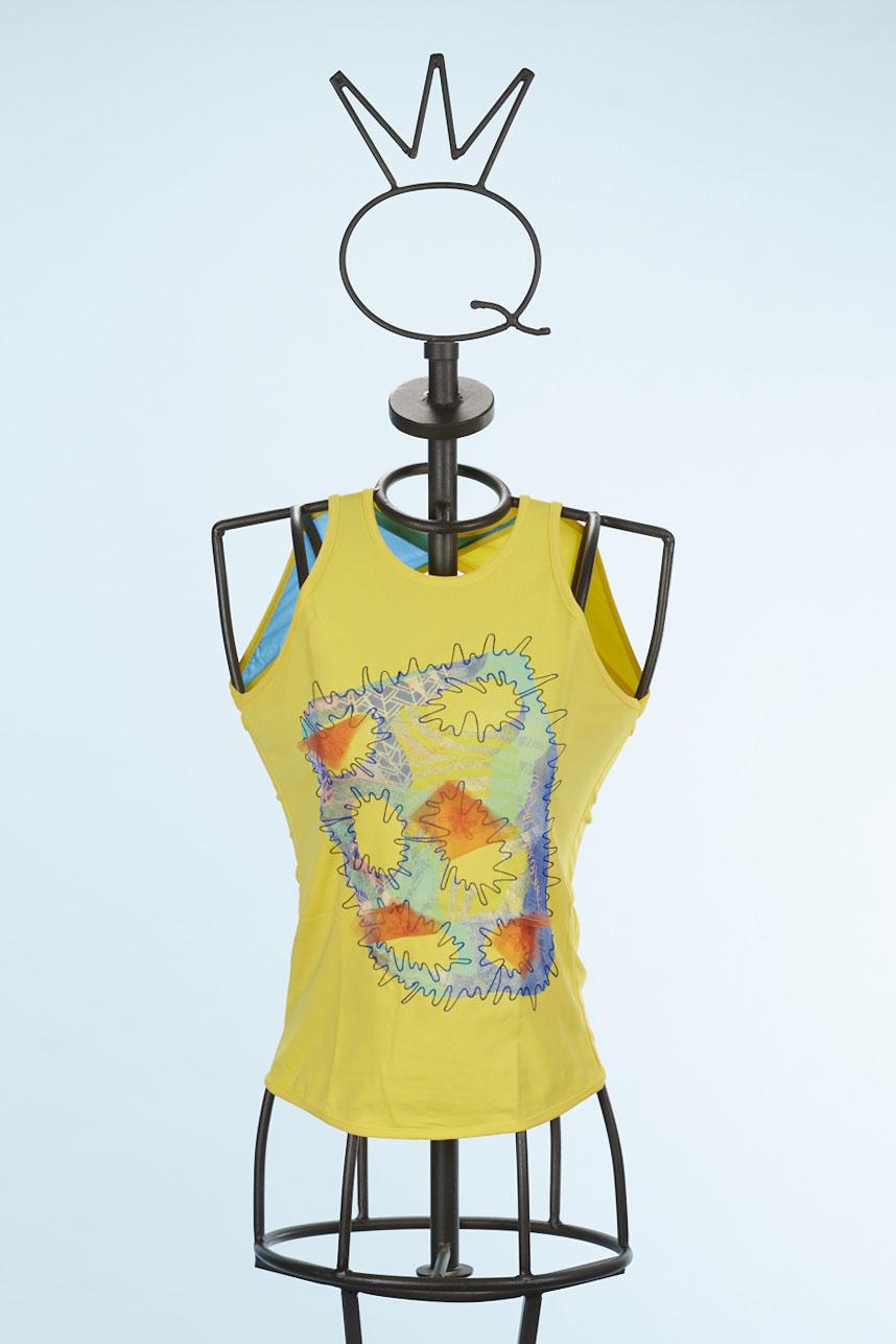 Save The Queen Top giallo