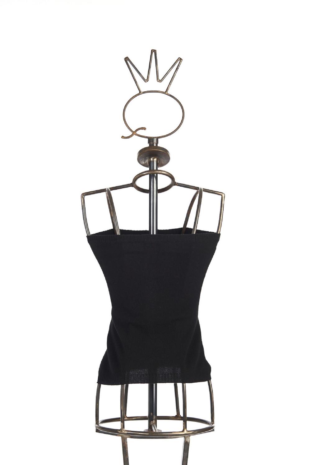 Save The Queen Top In Cachemire Nero