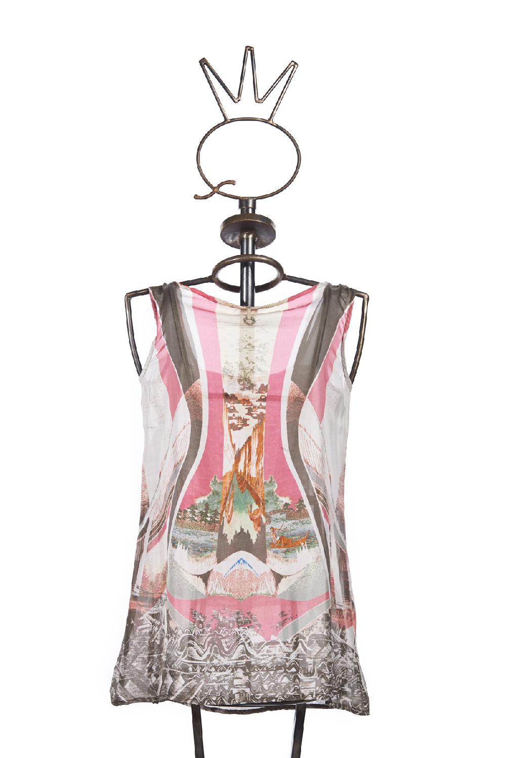 Save The Queen Top In Seta E Paillette