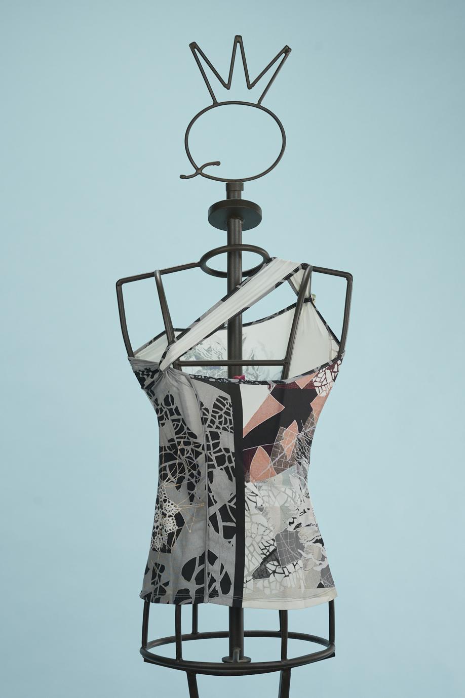 Save The Queen Top Monospalla Stampato