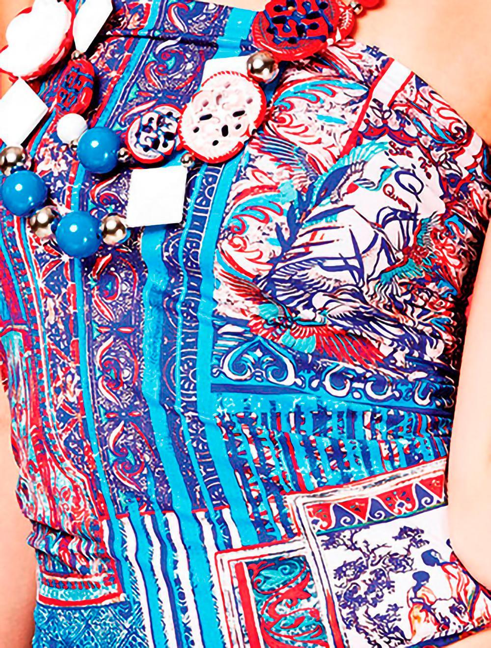 Save The Queen Top O Gonna A Fascia Con Stampa