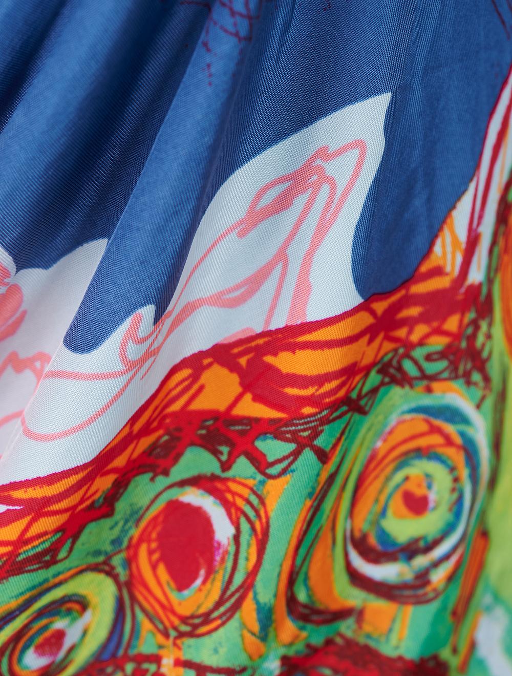 Save The Queen Top Stampato Con Applicazione