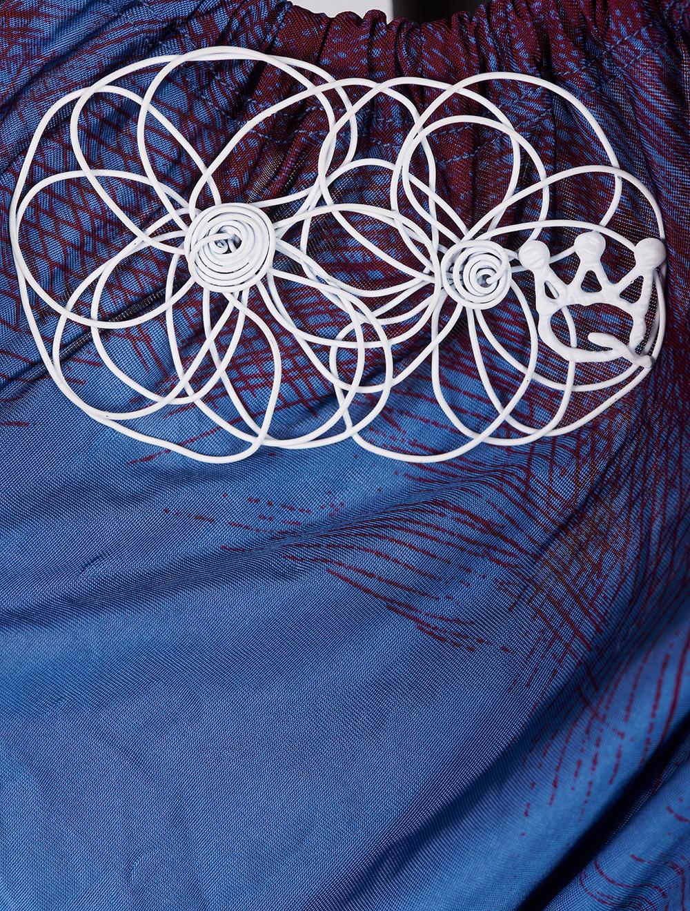 Save The Queen Top Stampato Con Applicazione