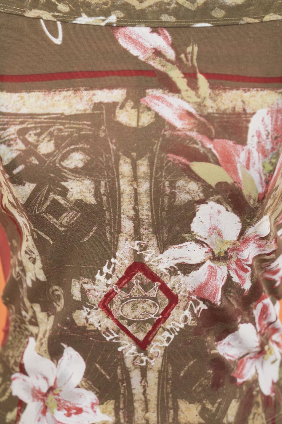 Save The Queen Top Stampato