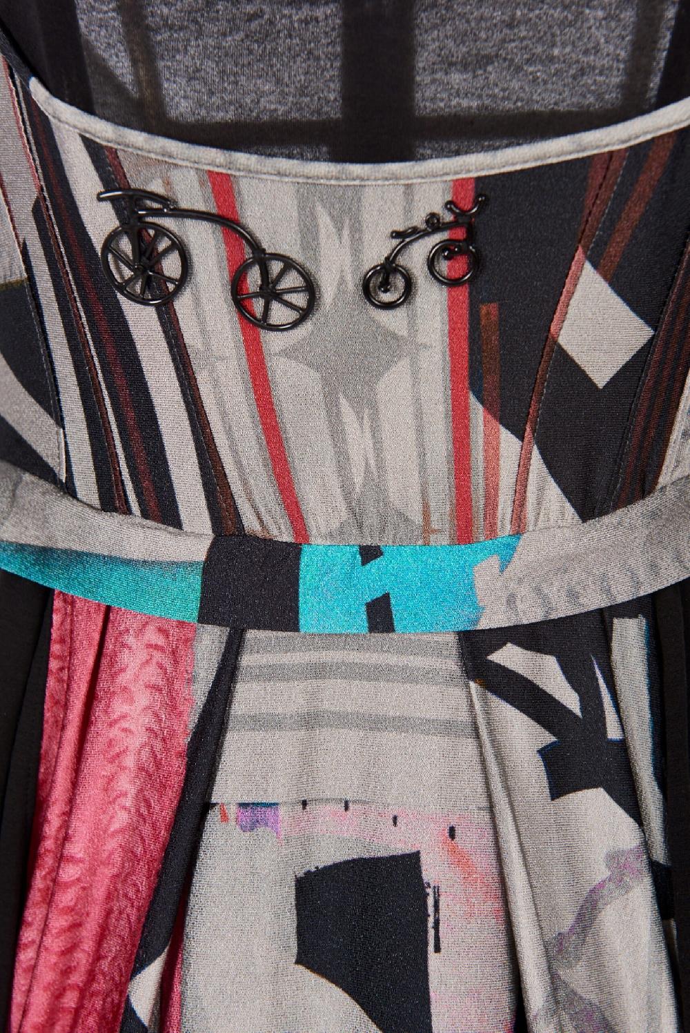 Save The Queen Tunica Con Stampa Astratta