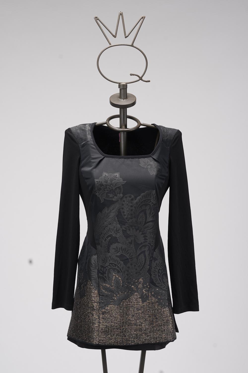 Save The Queen Tunica con tessuto jacquard