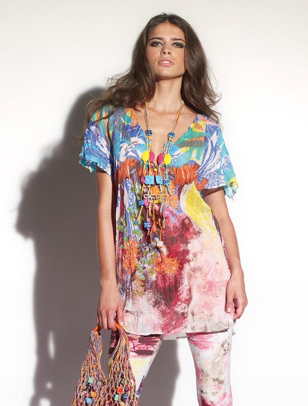 Save The Queen Tunica in stampa floreale